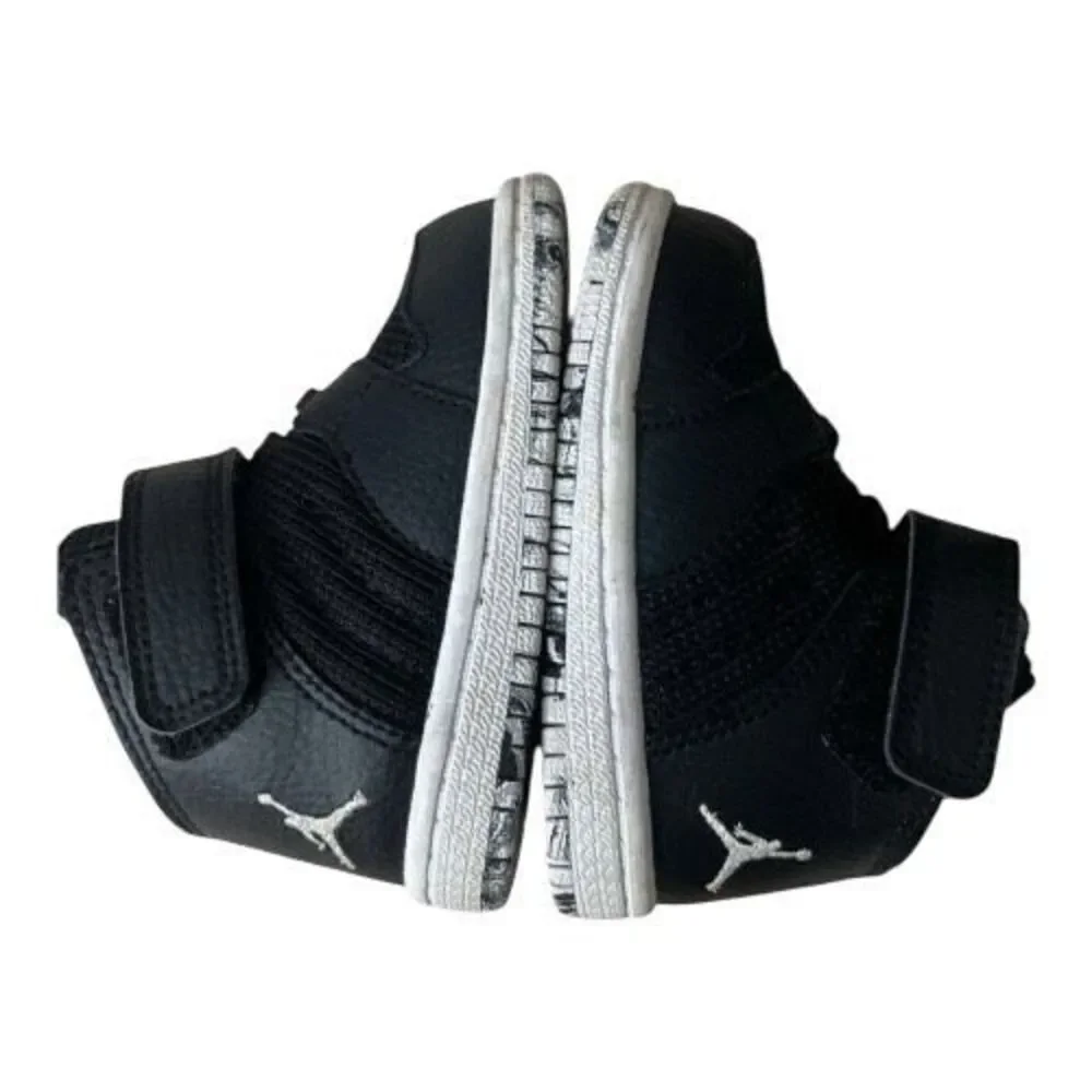 Nike Air Jordan Flight Toddlers Basketball Athletic Shoes 4C Black 828244-010